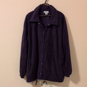 Purple Fleece Jacket